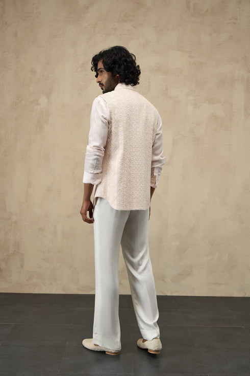 Vertical Dori Nehru Jacket Set